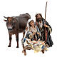 Nativity with ox, 30cm by Angela Tripi s6