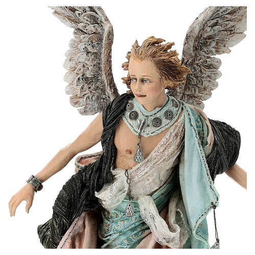 Angel of Glory, 30cm made of Terracotta by Angela Tripi 2