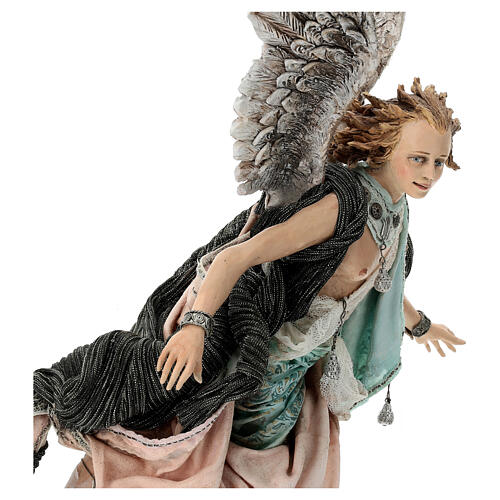 Angel of Glory, 30cm made of Terracotta by Angela Tripi 4