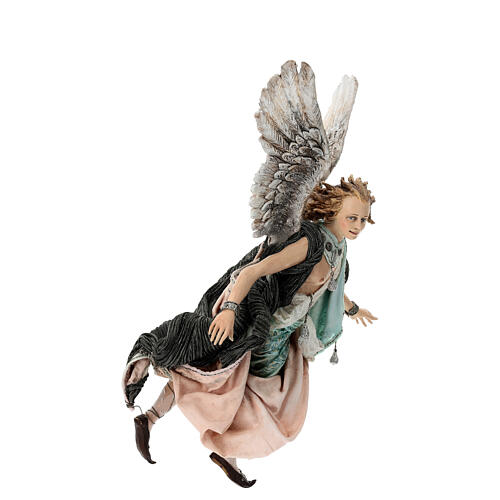 Angel of Glory, 30cm made of Terracotta by Angela Tripi 5
