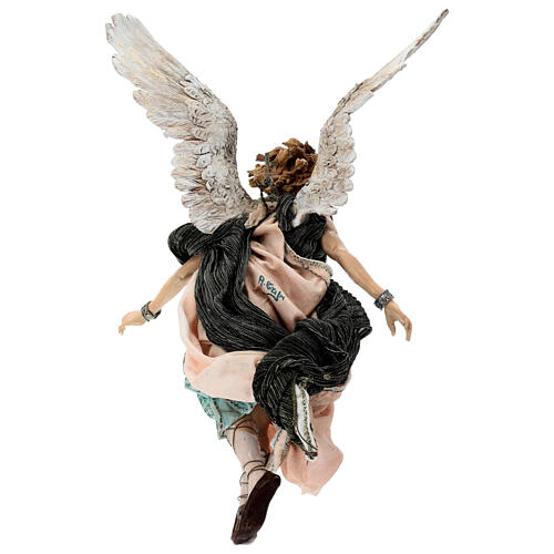 Angel of Glory, 30cm made of Terracotta by Angela Tripi 8