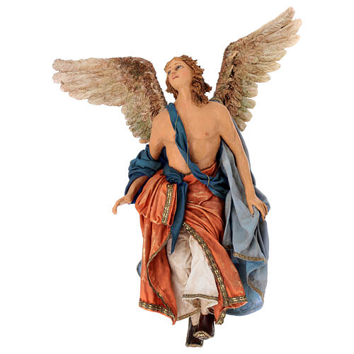 Angel of Glory, 30cm made of Terracotta by Angela Tripi 1