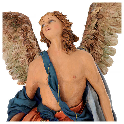 Angel of Glory, 30cm made of Terracotta by Angela Tripi 2