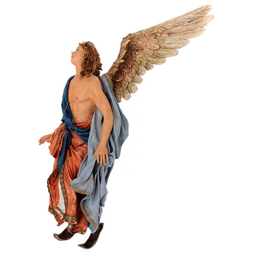 Angel of Glory, 30cm made of Terracotta by Angela Tripi 3