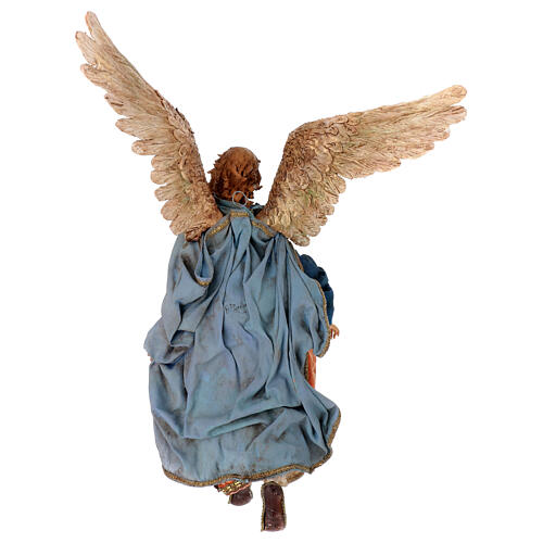 Angel of Glory, 30cm made of Terracotta by Angela Tripi 9