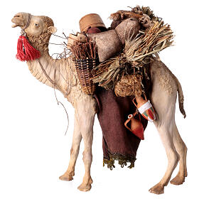 Kamel, für 18 cm Krippe von Angela Tripi, Terrakotta