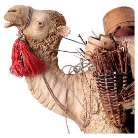 Kamel, für 18 cm Krippe von Angela Tripi, Terrakotta
