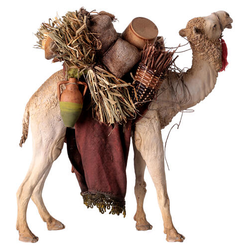 Kamel, für 18 cm Krippe von Angela Tripi, Terrakotta 7