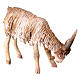 Goat with lowered head in terracotta 13cm Angela Tripi s3