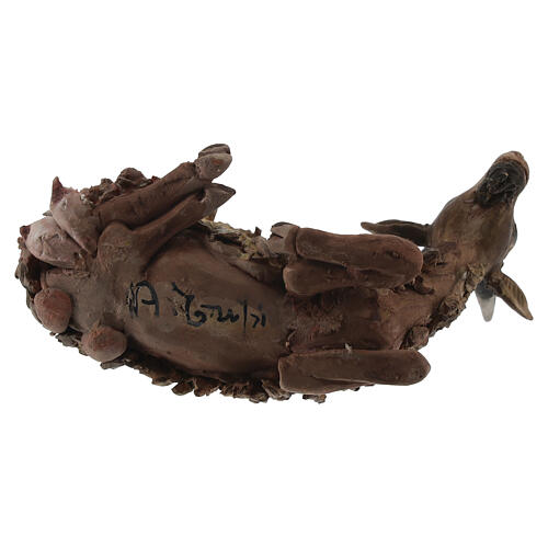 Capra seduta 13 cm Angela Tripi terracotta 5