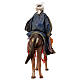 Heiliger König zu Pferd, für 13 cm Krippe von Angela Tripi, Terrakotta s6