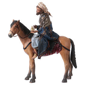 Szopka Angela Tripi: Król mulat na koniu 13 cm Angela Tripi
