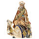 Heiliger König auf einem Kamel, für 13 cm Krippe von Angela Tripi, Terrakotta s2