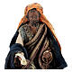Heiliger König, kniend, für 13 cm Krippe von Angela Tripi, Terrakotta s2