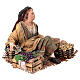 Mujer que vende uvas y cereales Belén 13 cm Angela Tripi terracota s3