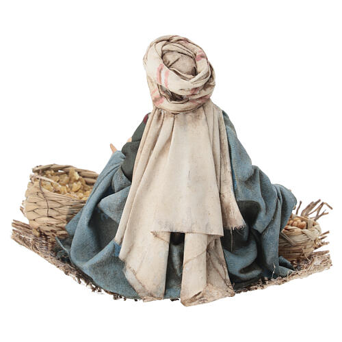 Vendeuse de raisins et céréales 13cm Angela Tripi 5