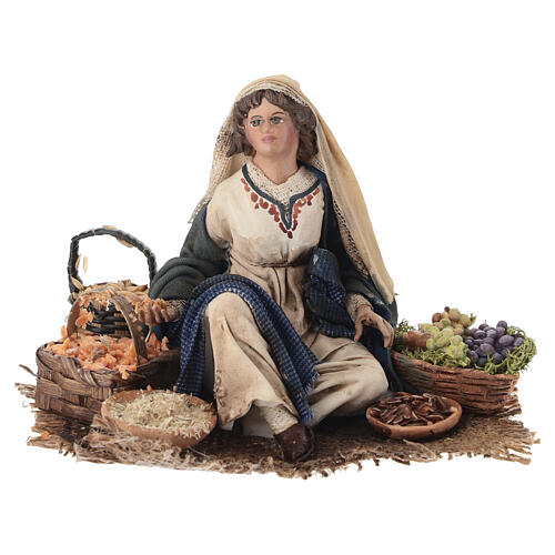 Venditrice uva e cereali 13 cm Angela Tripi 7