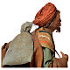 Shepherd with sack, 13cm nativity by Angela Tripi s4