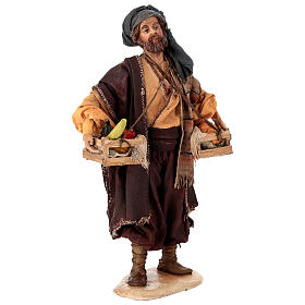 Homme aux légumes 18cm crèche Angela Tripi