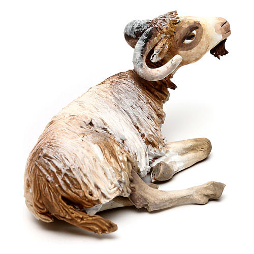 Koza leżąca 18 cm szopka Angela Tripi 4