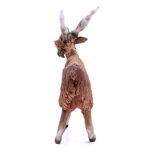 Ziege, stehend, für 18 cm Krippe von Angela Tripi, Terrakotta 4