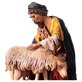 Pastore che munge 18 cm Angela Tripi