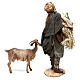 Shepherd with goat 30cm Angela Tripi s6