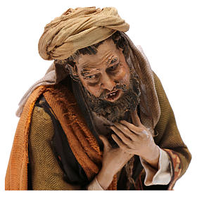 Krippenfiguren von Angela Tripi: Betender Hirte 30cm Angela Tripi