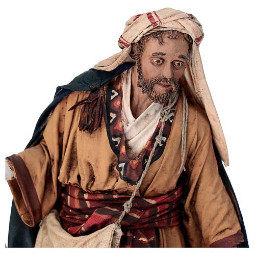 Adorante meravigliato 30 cm Presepe Angela Tripi 2