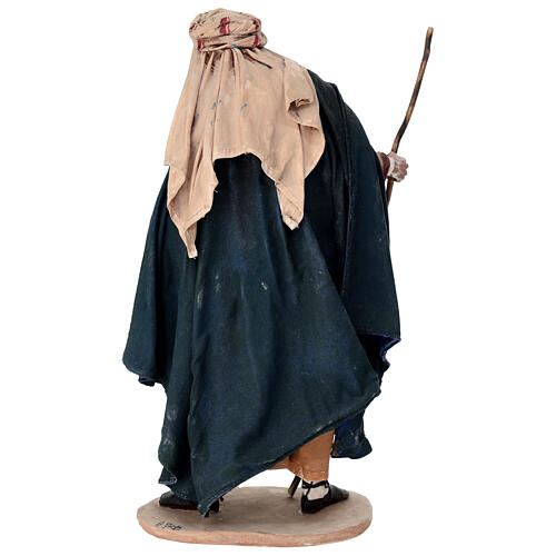 Adorante meravigliato 30 cm Presepe Angela Tripi 9