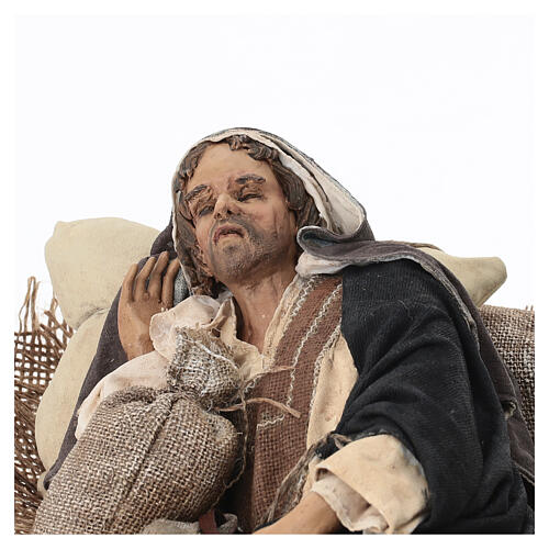 Pastor dormido Belén 30 cm Angela Tripi 6