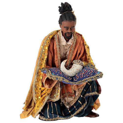Re Magio Nero 30 cm Presepe Angela TripI 1