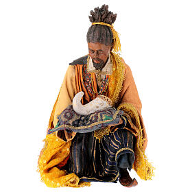 Black Wise King 30 cm Angela TripI Nativity Scene