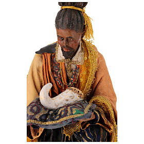 Black Wise King 30 cm Angela TripI Nativity Scene