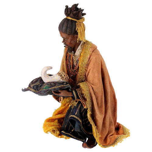 Black Wise King 30 cm Angela TripI Nativity Scene 3