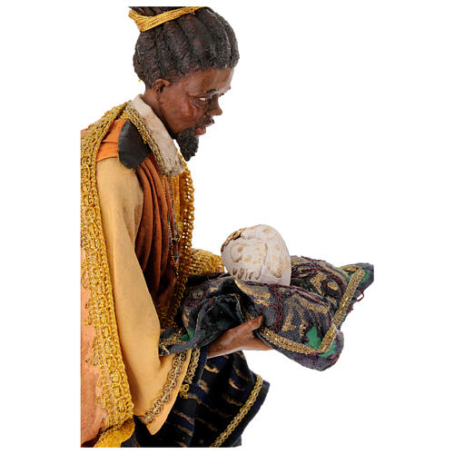 Black Wise King 30 cm Angela TripI Nativity Scene 6