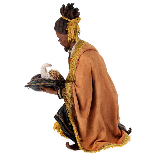 Black Wise King 30 cm Angela TripI Nativity Scene 7