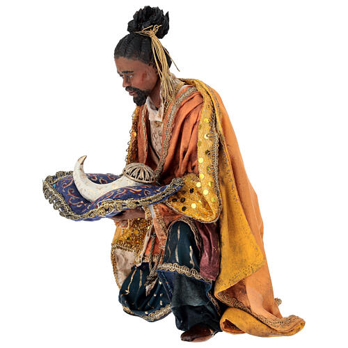 Black Wise King 30 cm Angela TripI Nativity Scene 3