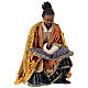 Black Wise King 30 cm Angela TripI Nativity Scene s1