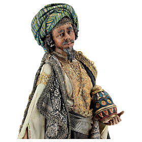Heiliger König, für 30 cm Krippe von Angela Tripi, Terrakotta