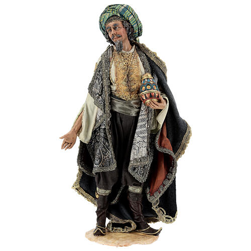 Heiliger König, für 30 cm Krippe von Angela Tripi, Terrakotta 1