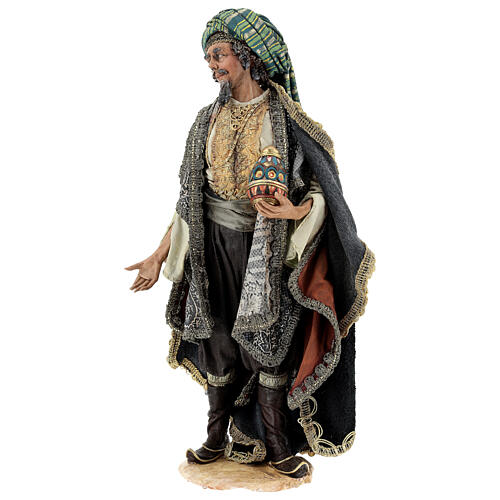 Heiliger König, für 30 cm Krippe von Angela Tripi, Terrakotta 3