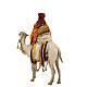 Figur dunkler heiliger König mit Vase auf Kamel 18 cm Tripi s8