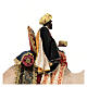 Figur dunkler heiliger König mit Kästchen auf Kamel 18 cm Tripi s4