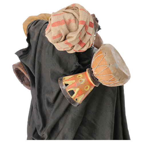 Tamburaio 30 cm Presepe Angela Tripi 10