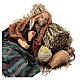 Schlafender Mann, für 30 cm Krippe von Angela Tripi, Terrakotta s2