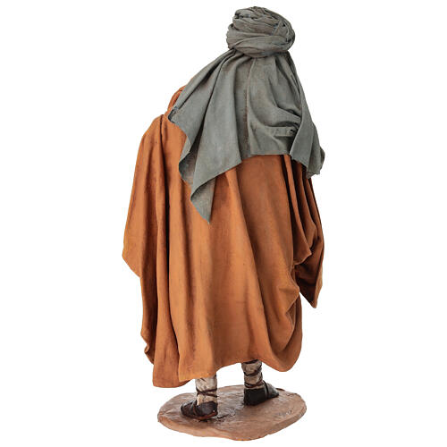 Joueur de cornemuse 30 cm crèche Angela Tripi 8