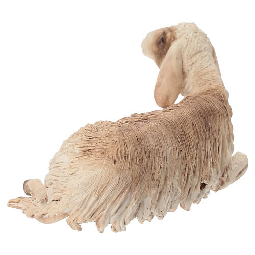 Lying sheep 30cm, Angela Tripi Nativity figurine 5