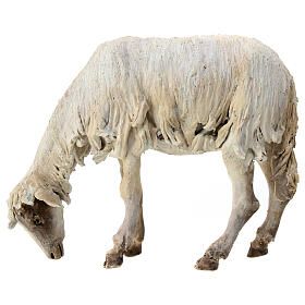 Weidendes Schaf, für 30 cm Krippe von Angela Tripi, Terrakotta