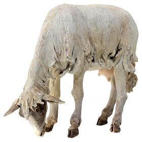 Weidendes Schaf, für 30 cm Krippe von Angela Tripi, Terrakotta